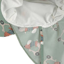 Lassig Sun Protection Flap Hat - Scooter/Dog Green