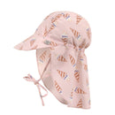 Lassig Sun Protection Flap Hat - Ice Cream Pale Pink