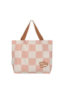 Lassig Beach Shopper GOTS Check Pattern - 2 Colors