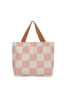 Lassig Beach Shopper GOTS Check Pattern - 2 Colors