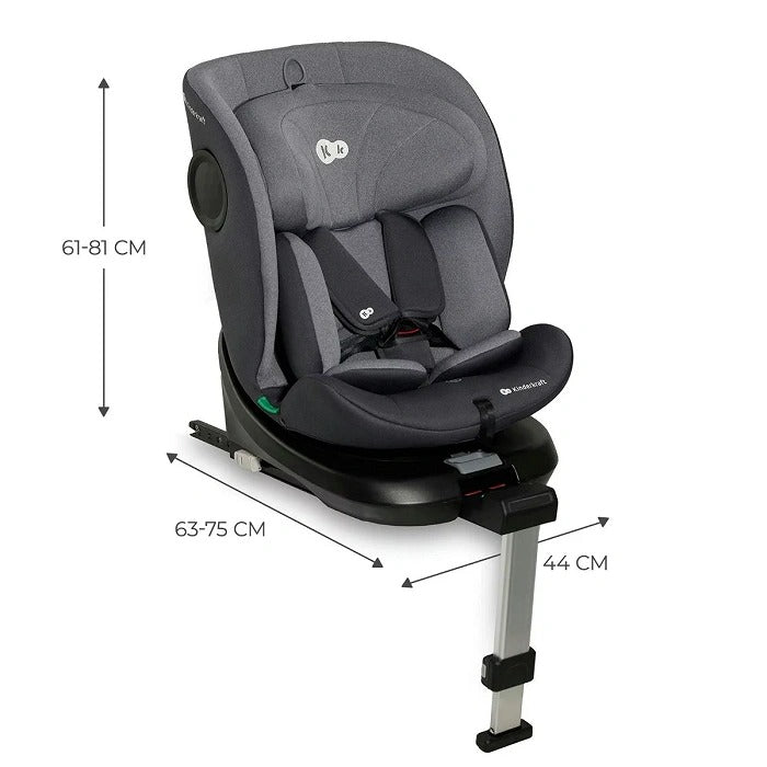 Kinderkraft Car Seat, I-360, - Grey