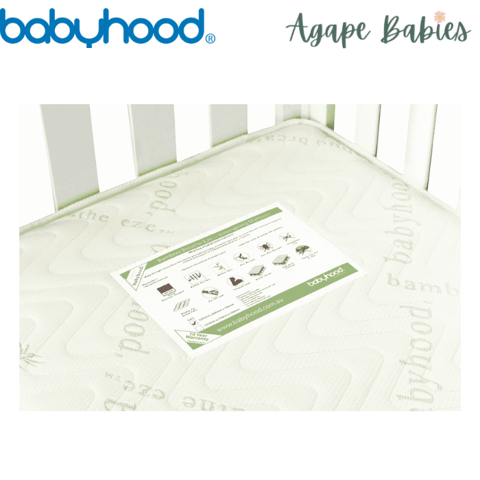Babyhood Mattresses for Baby Cots - 3 Sizes (1 yr warranty)