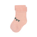 [2-Pack] Lassig Terry Socks GOTS (3 pcs) Assorted Cherry peach