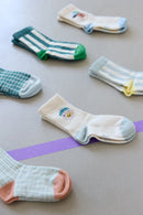 [2-Pack] Lassig Tennis Socks 3 pcs GOTS Dog