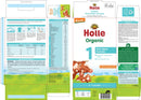 [Exp: 11/26] Holle Organic Infant Formula 1 400g DHA (from Birth - 6months) x 5 Packs