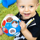 [3 Pack] Bright Starts Grippin Goals Rattle Ball - 2 Colors