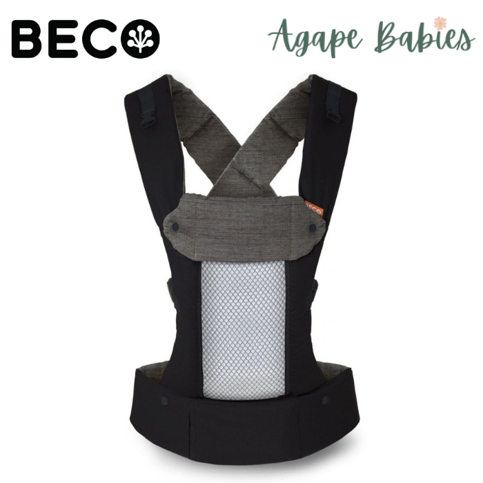 Beco 8 Baby Carrier Black Charcoal - One Year Warranty