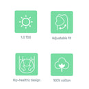 Ingenuity Swaddleme Original Heart 2pk - 3 Designs