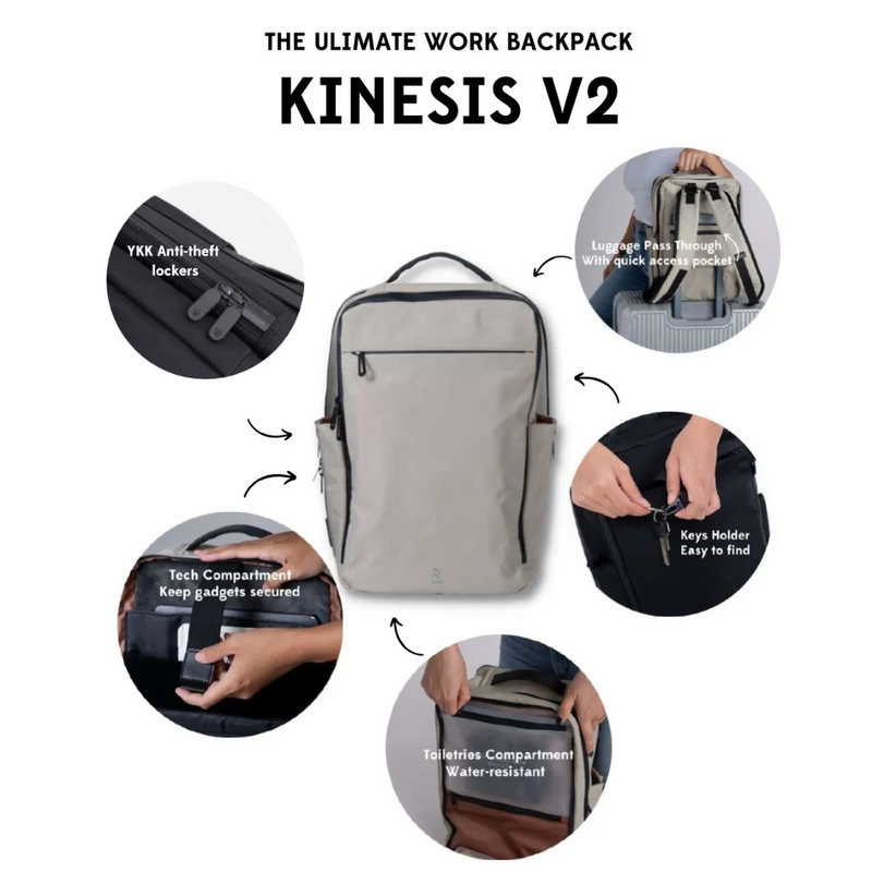 Bold Ultimate Work Backpack Kinesis V2 - 4 Color (New Version)