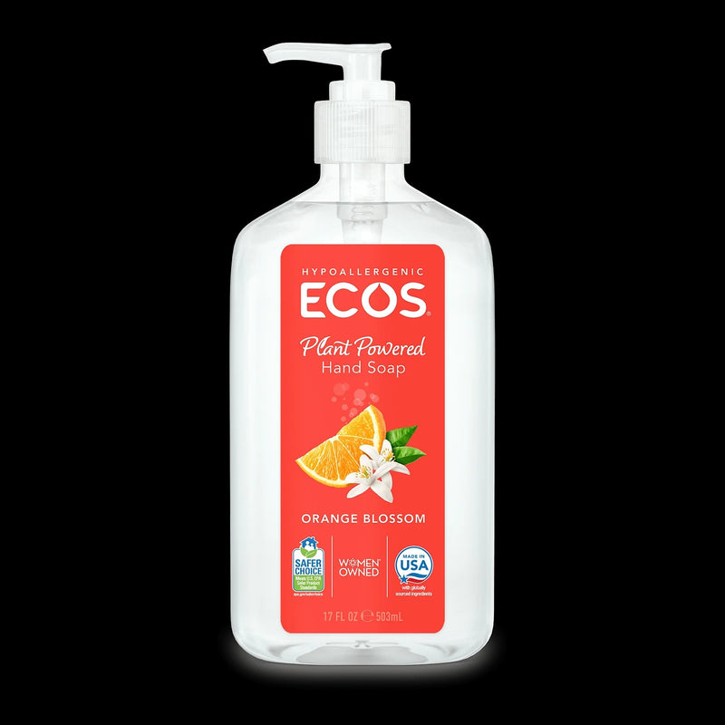 ECOS Hypoallergenic Hand Soap - Orange Blossom 17oz/503ml