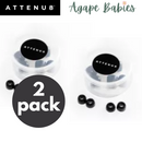 [2-Pack] ATTENU8 Replacement memory foam tips - Bottom