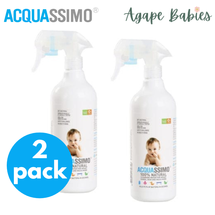 [2-Pack] Acquassimo 100% Natural Sanitising Water From Korea (Alcohol-free) 300ml