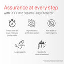 [15m Local Warranty] Pigeon Pochitto Steam & Dry Sterilizer