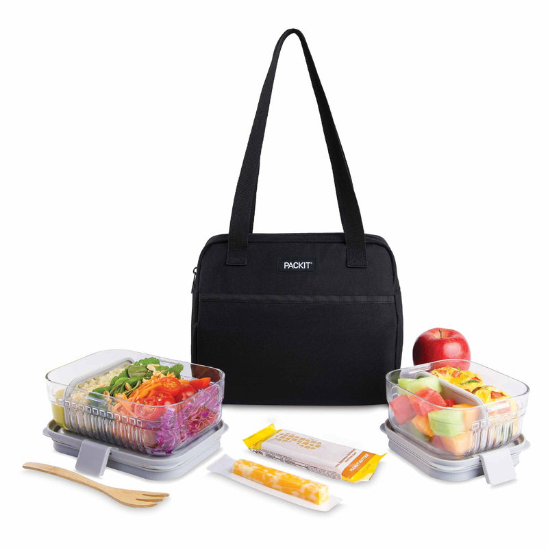 PackIt Freezable Hampton Lunch Bag - Black