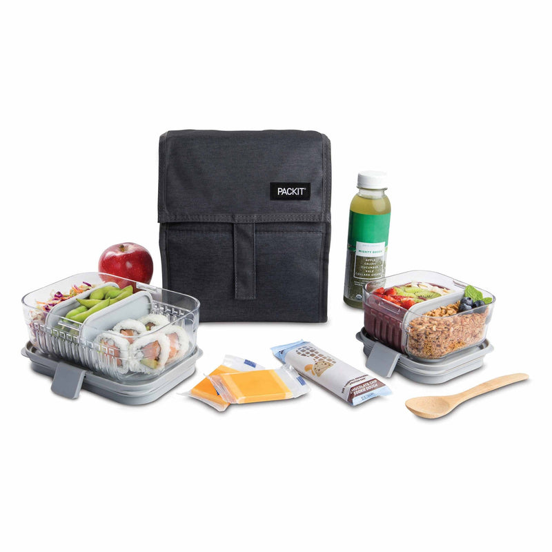 PackIt Freezable Lunch Bag - City Charcoal