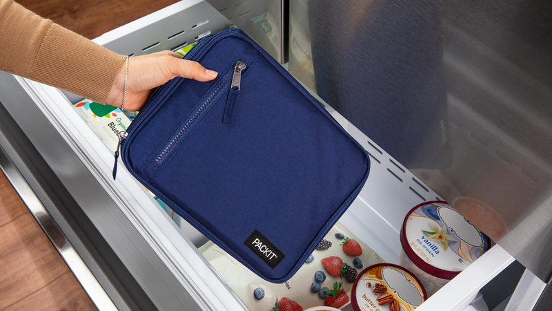 PackIt Freezable Classic Lunch Box Bag - True Blue