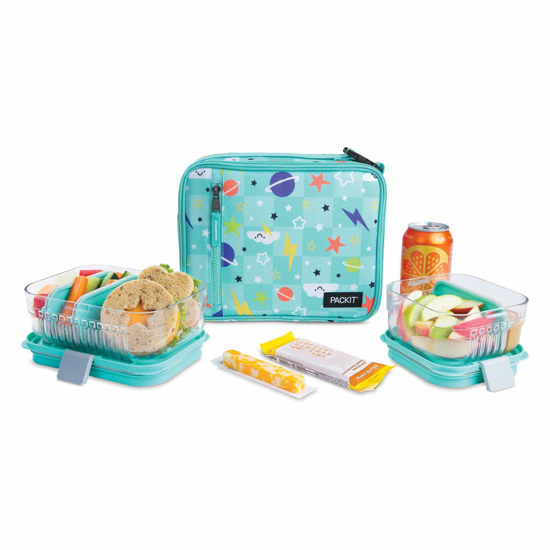 PackIt Freezable Classic Lunch Box Bag - Happy Clouds