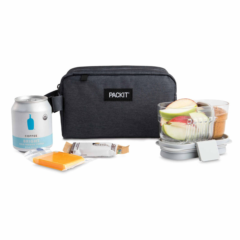 PackIt Freezable Snack Box Bag - City Charcoal