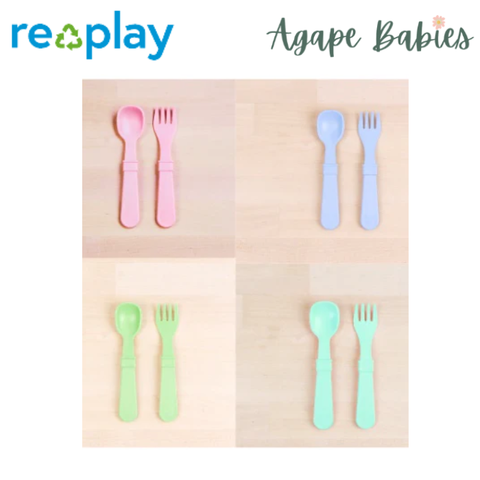 [Made in USA] Re-Play Utensils 4 sets Forks & Spoons - Eco