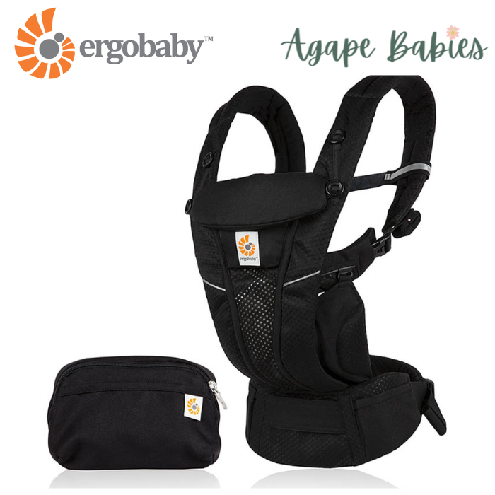 [10 year local warranty] Ergobaby Omni Breeze Baby Carrier - Onyx Black