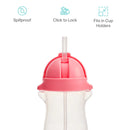 [2-Pack] Munchkin Any Angle Click Lock Weighted Straw Cup 10 Oz - 2 Colors