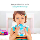 [2-Pack] Munchkin Any Angle Click Lock Weighted Straw Cup 10 Oz - 2 Colors