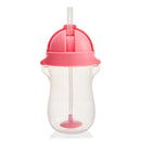 [2-Pack] Munchkin Any Angle Click Lock Weighted Straw Cup 10 Oz - 2 Colors