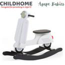 Childhome Kids Rocking Scooter - Black/White
