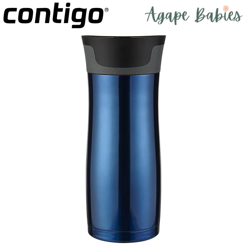 Contigo Autoseal W/Loop Vacuum Insulated Mug 470ml Steel/Blue