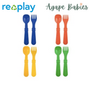 [Made in USA] Re-Play Utensils 4 sets Forks & Spoons - Primary