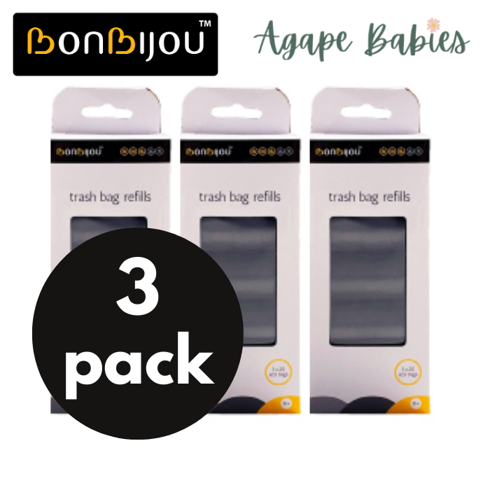 [Bundle Of 3] Bonbijou Trash Bag Refills 5 X 20pcs