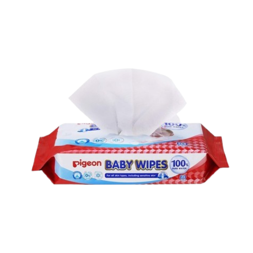 Pigeon Baby Wipes 80 Sheets 100% Pure Water CARTON (Pack Of 24 = Total 1920 Sheets)