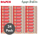 [24 Pack] Snapkis Premium Baby Travel Wipes 20 Wipes