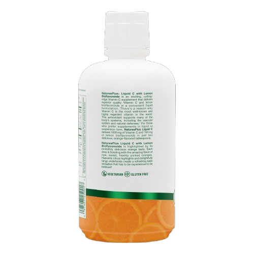 Natures Plus Vitamin C Liquid - Orange, 887.10 ml. Exp: 04/27