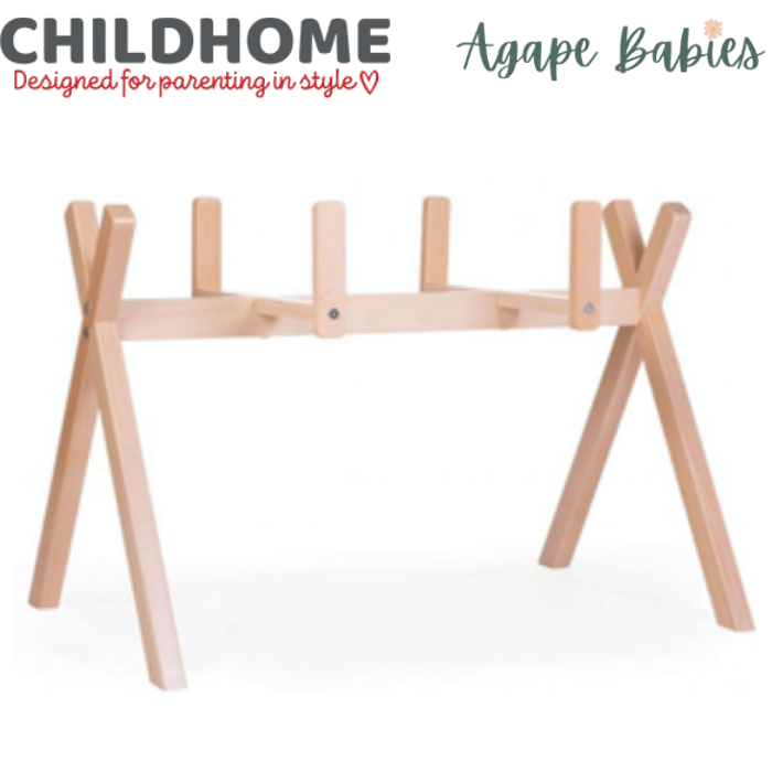 Childhome Tipi Moses Basket Stand Play & Gym - Natural
