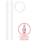 [2 Pack] Skip Hop Canteen Bottles Extra Straws (2pcs x 2 = 4pcs)