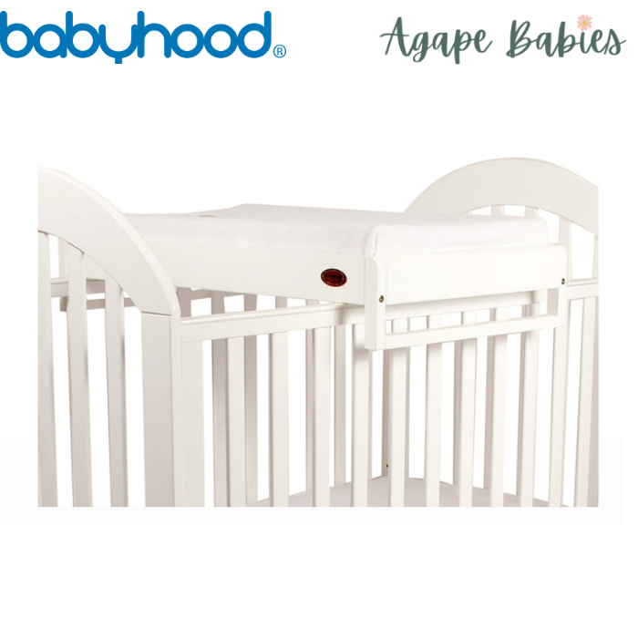 Babyhood Cot Top Changer - White