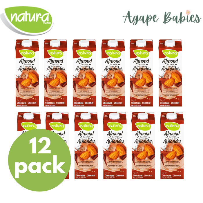 Natur-a Enriched Almond Beverage - Chocolate 946 ml ( Bundle Of 12 Packs ) Exp:09/24