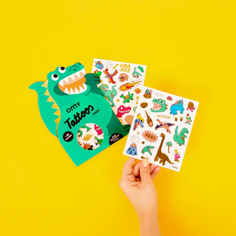 [2 pack] OMY Tattoos - 4 Designs