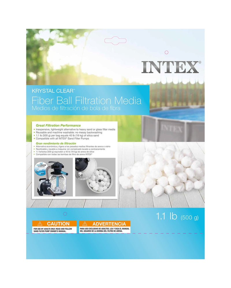 [2 Pack] Intex Fiber Ball Filtration Media