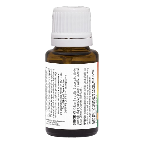 Natures Plus Source of Life Animal Parade Vitamin D3 400 IU Liquid Drops - Orange, 10 ml. Exp: 11/26