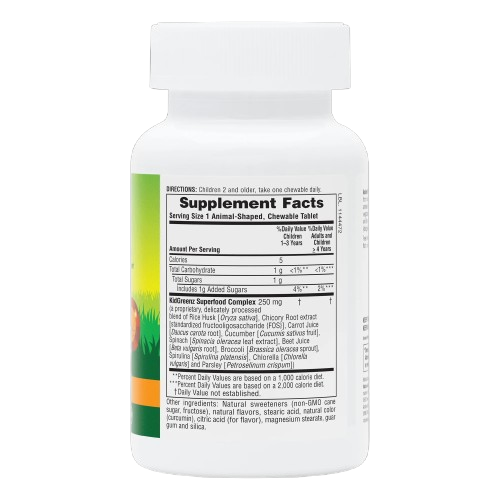 Natures Plus Source of Life Animal Parade KidGreenz Chewable - Tropical Fruit, 90 tabs. Exp: 10/26