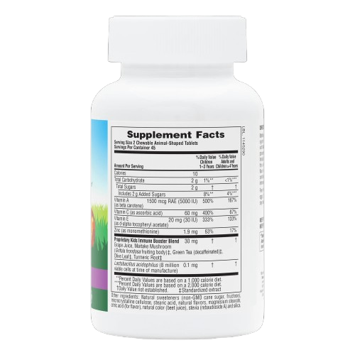 Natures Plus Source of Life Animal Parade Kids Immune Booster - Tropical Berry, 90 tabs. Exp: 04/27