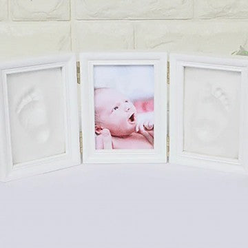 Lucky Baby Newborn Baby & Pet Photo Frame With Clay Mould Hand - 2 Clay + 1 Photo