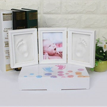 Lucky Baby Newborn Baby & Pet Photo Frame With Clay Mould Hand - 2 Clay + 1 Photo