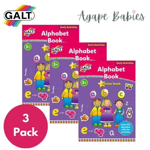 [Pack of 3] Galt Alphabet Book