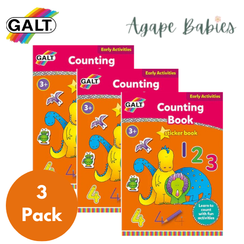 [Pack of 3] Galt Counting Book