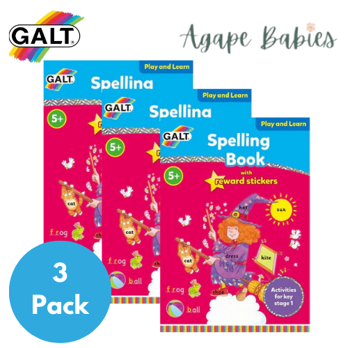 [Pack of 3] Galt Spelling Book