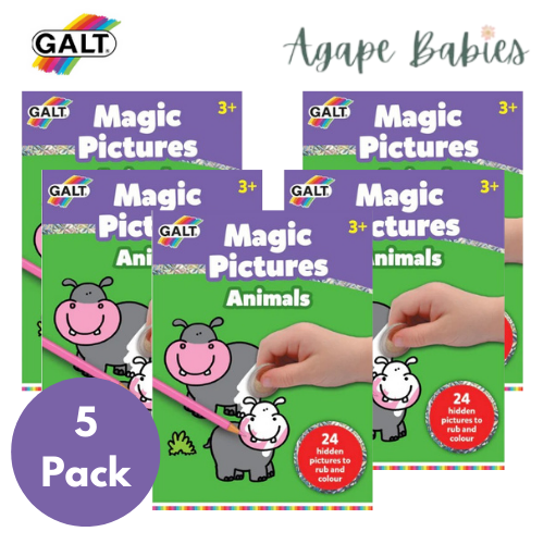 [Pack of 5] Galt Magic Pictures Pad - Animals