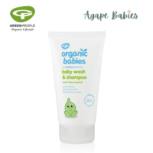 Green People Organic Babies Scent-free Baby Wash & Shampoo, 150 ml Exp-07/26